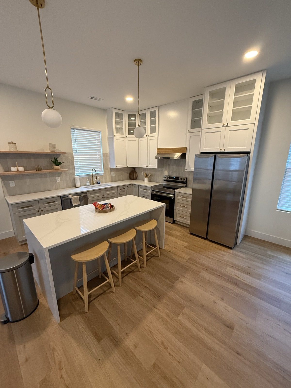 Kitchen finished to standard