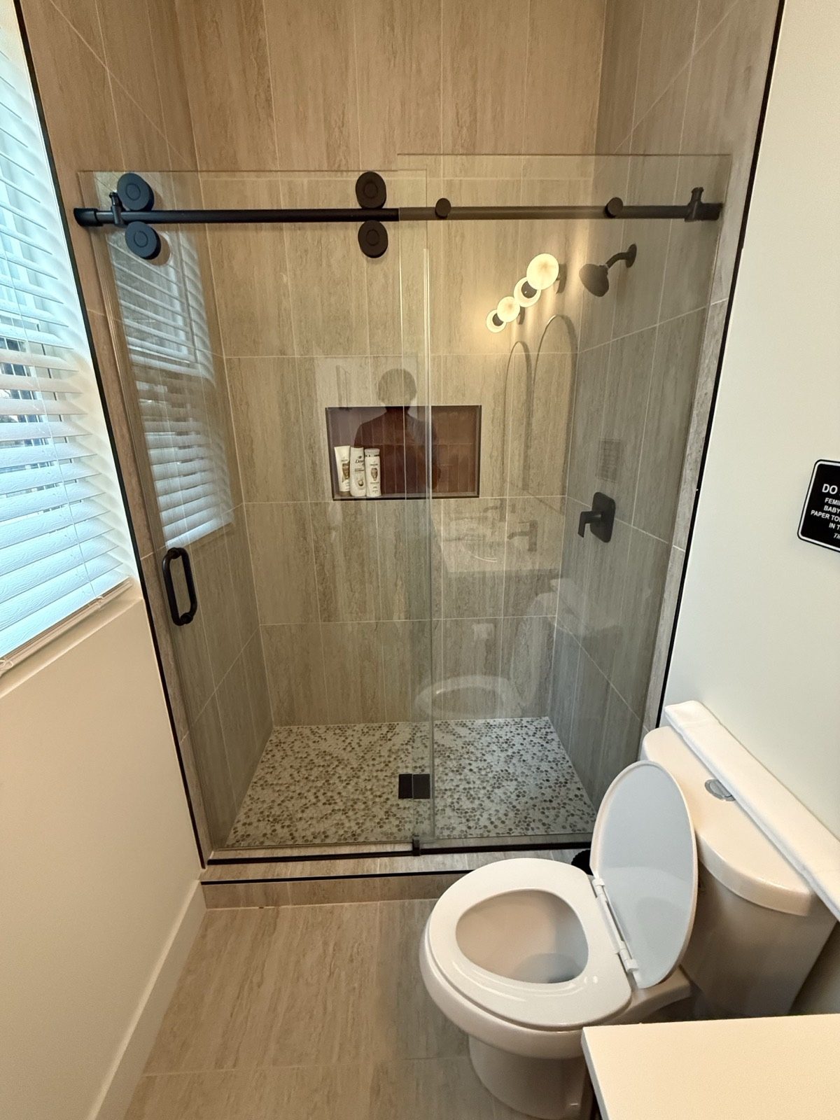 Bathroom disinfected